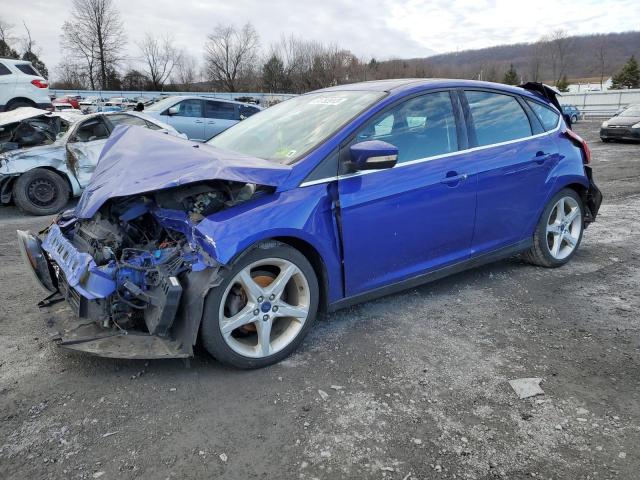 1FADP3N22EL379961 - 2014 FORD FOCUS TITANIUM BLUE photo 1