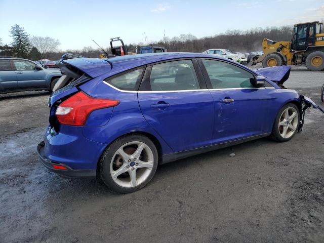 1FADP3N22EL379961 - 2014 FORD FOCUS TITANIUM BLUE photo 3