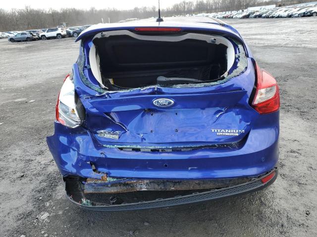 1FADP3N22EL379961 - 2014 FORD FOCUS TITANIUM BLUE photo 6