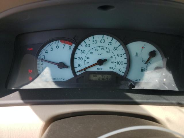 1NXBR32E24Z340060 - 2004 TOYOTA COROLLA CE Brun photo 9