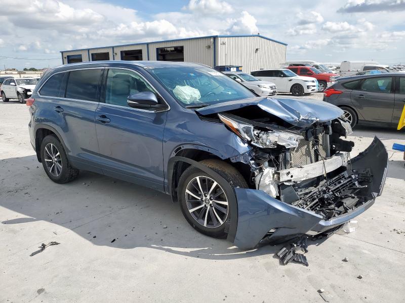 5TDJZRFHXJS857615 - 2018 TOYOTA HIGHLANDER SE Turkuaz fotoğraf 4