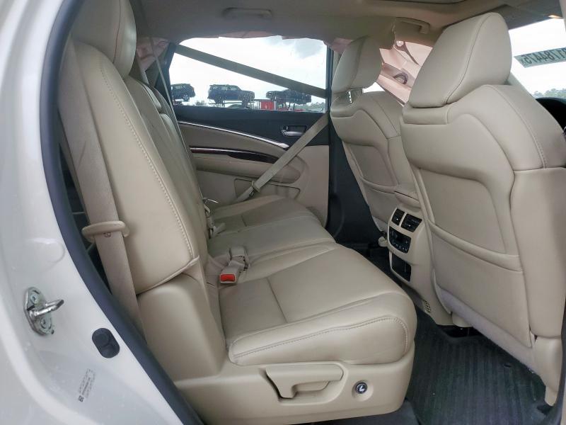 5FRYD3H95GB013266 - 2016 ACURA MDX ADVANCE WHITE photo 10