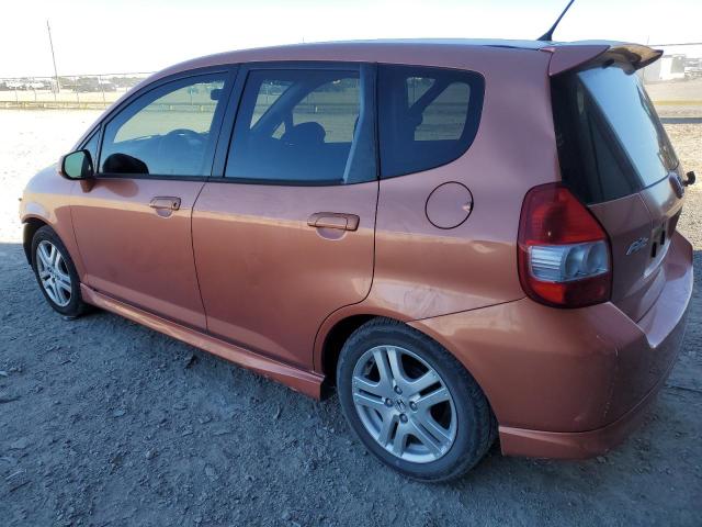 JHMGD38677S068564 - 2007 HONDA FIT S ORANGE photo 2