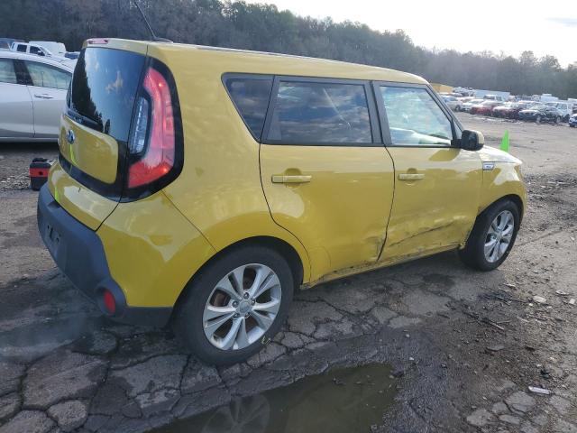 KNDJP3A59F7172846 - 2015 KIA SOUL + YELLOW photo 3