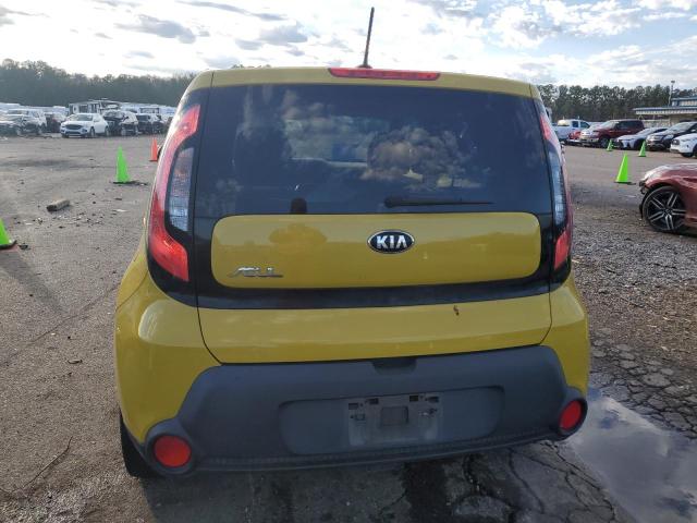 KNDJP3A59F7172846 - 2015 KIA SOUL + YELLOW photo 6