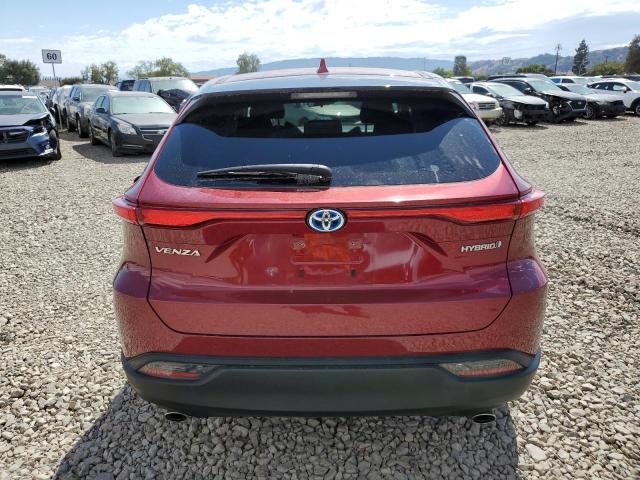 JTEAAAAH5MJ085604 - 2021 TOYOTA VENZA LE წითელი ფოტო 6