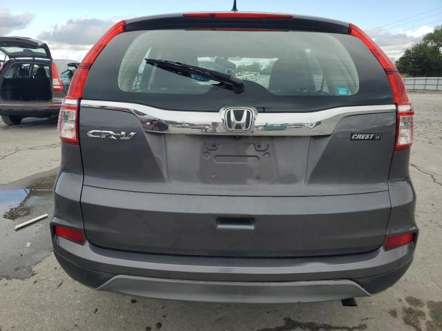 3CZRM3H35FG704804 - 2015 HONDA CR-V LX GRAY photo 6