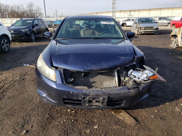 JHMCP26708C045604 - 2008 HONDA ACCORD EX BLUE photo 5