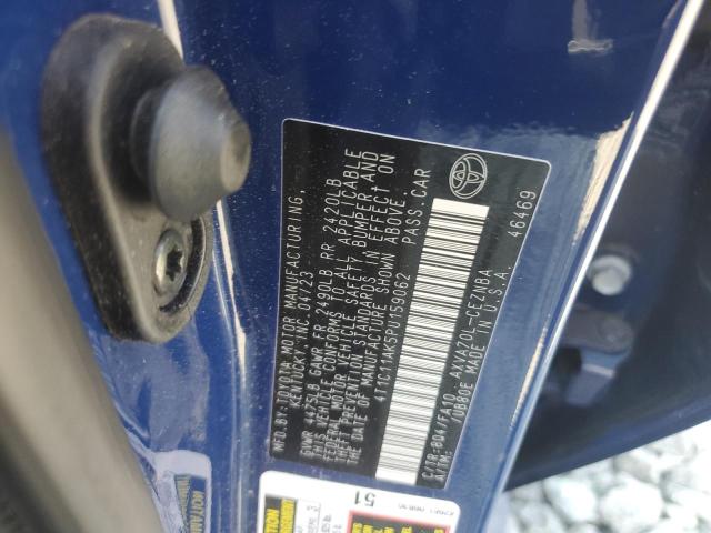 4T1C11AK5PU159062 - 2023 TOYOTA CAMRY LE ლურჯი ფოტო 12