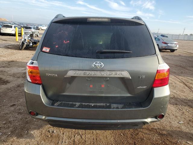 JTEES41A682070273 - 2008 TOYOTA HIGHLANDER GREEN photo 6