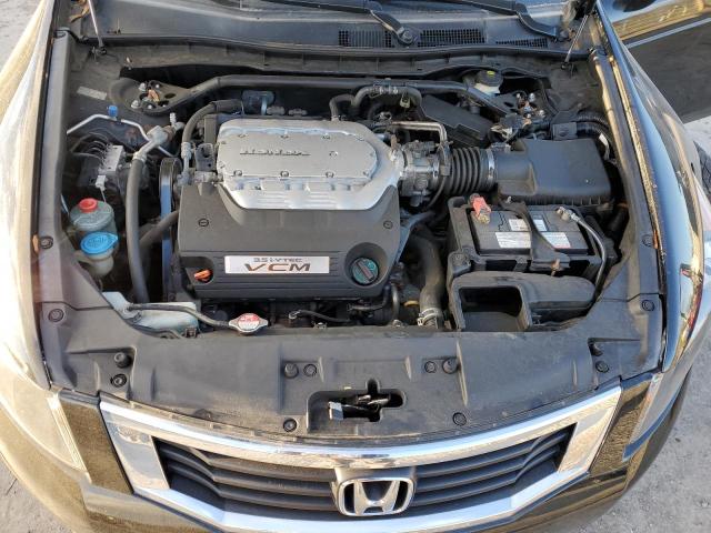 1HGCP3F83AA017170 - 2010 HONDA ACCORD EXL BLACK photo 11