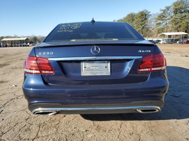 WDDHF9BB7EA869299 - 2014 MERCEDES-BENZ E 550 4MATIC BLUE photo 6