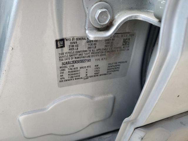 3GNAL2EK5ES627141 - 2014 CHEVROLET CAPTIVA LS Silber Foto 12