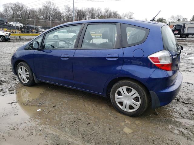 JHMGE8H32BC027908 - 2011 HONDA FIT BLUE photo 2