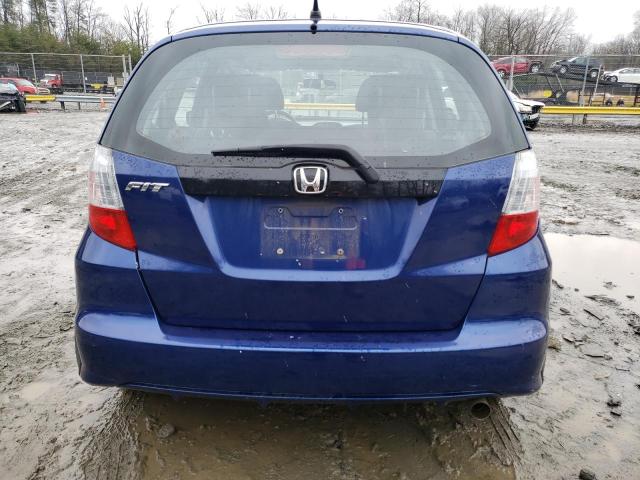 JHMGE8H32BC027908 - 2011 HONDA FIT BLUE photo 6