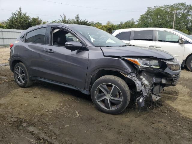 3CZRU6H5XMM724113 - 2021 HONDA HR-V EX ნაცრისფერი ფოტო 4