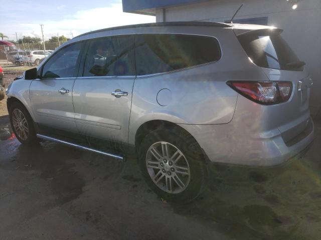 1GNKRGKD0FJ380863 - 2015 CHEVROLET TRAVERSE LT Gümüş foto 2
