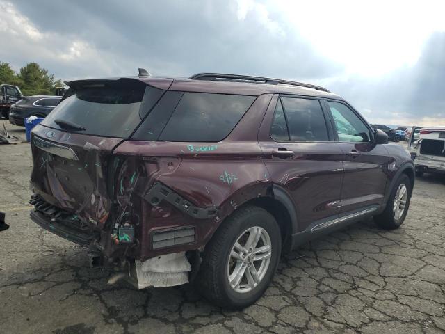 1FMSK7DH8NGA39036 - 2022 FORD EXPLORER XLT ბურგუნდია ფოტო 3