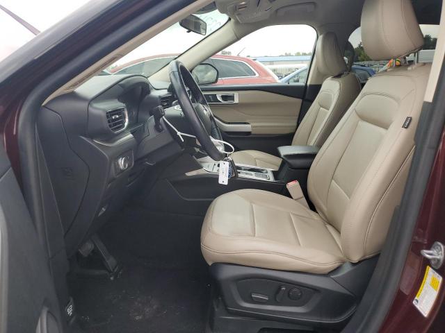 1FMSK7DH8NGA39036 - 2022 FORD EXPLORER XLT ბურგუნდია ფოტო 7
