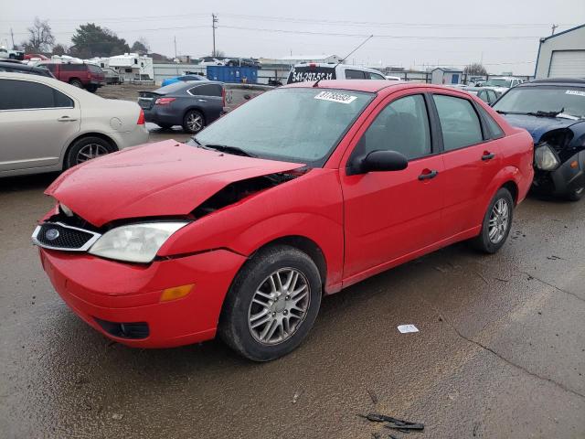 1FAFP34N57W355742 - 2007 FORD FOCUS ZX4 RED photo 1