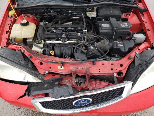 1FAFP34N57W355742 - 2007 FORD FOCUS ZX4 RED photo 11