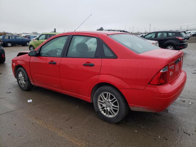 1FAFP34N57W355742 - 2007 FORD FOCUS ZX4 RED photo 2