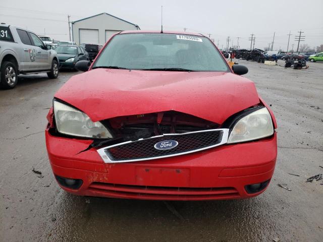 1FAFP34N57W355742 - 2007 FORD FOCUS ZX4 RED photo 5