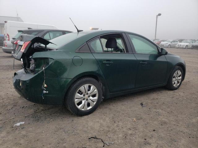 1G1PA5SGXE7431911 - 2014 CHEVROLET CRUZE LS GREEN photo 3