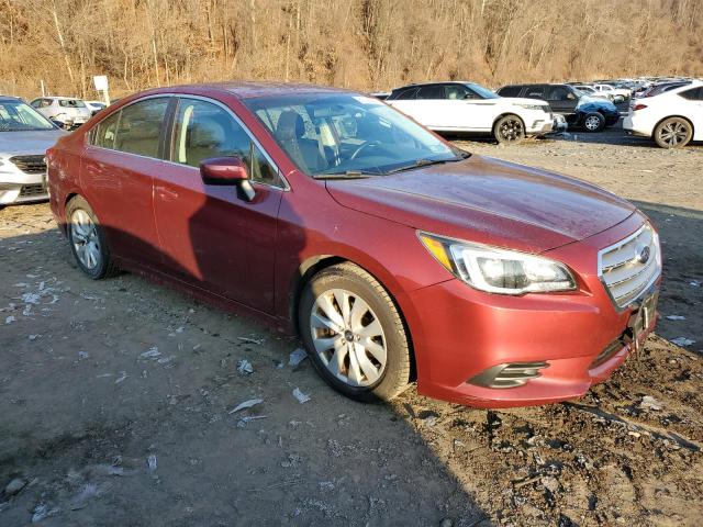 4S3BNAC64H3035635 - 2017 SUBARU LEGACY 2.5I PREMIUM RED photo 4