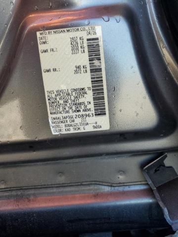 1N4AL3AP3GC208963 - 2016 NISSAN ALTIMA 2.5 GRAY photo 12