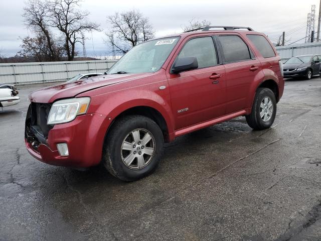 4M2CU91138KJ20821 - 2008 MERCURY MARINER MAROON photo 1