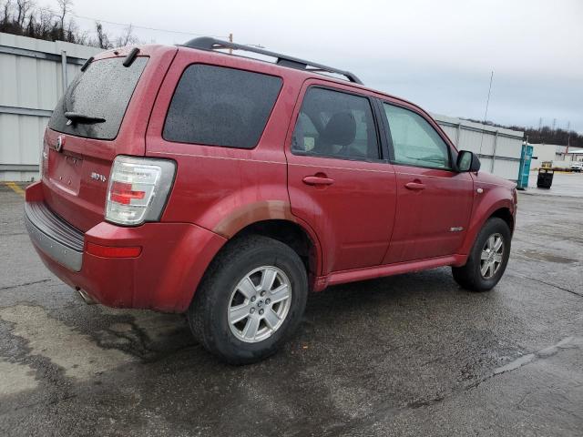 4M2CU91138KJ20821 - 2008 MERCURY MARINER MAROON photo 3