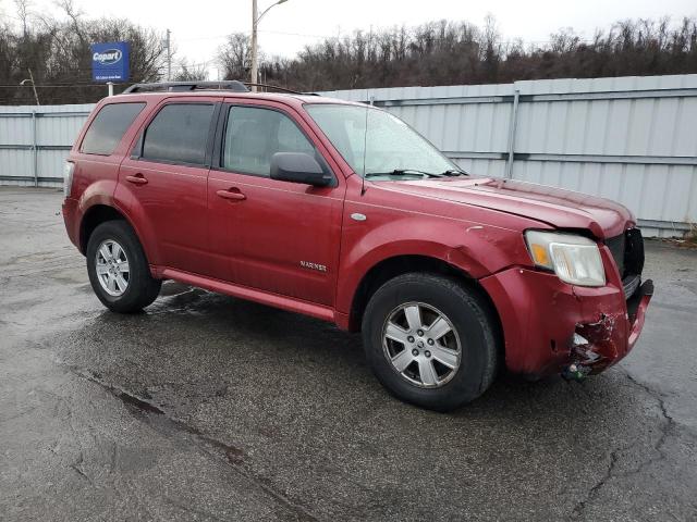 4M2CU91138KJ20821 - 2008 MERCURY MARINER MAROON photo 4