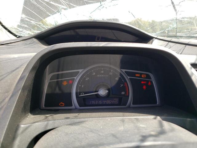 2HGFG11848H572052 - 2008 HONDA CIVIC EX BLACK photo 9