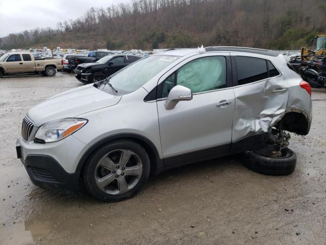 KL4CJASB7EB771236 - 2014 BUICK ENCORE SILVER photo 1