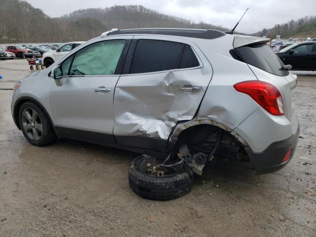 KL4CJASB7EB771236 - 2014 BUICK ENCORE SILVER photo 2