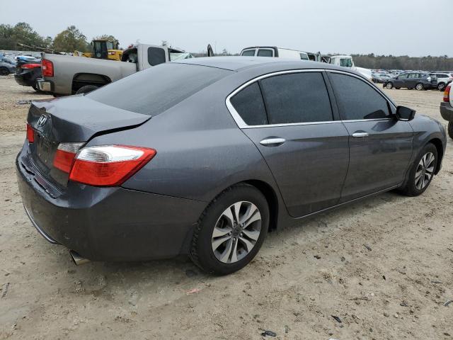 1HGCR2F3XEA001322 - 2014 HONDA ACCORD LX GRAY photo 3