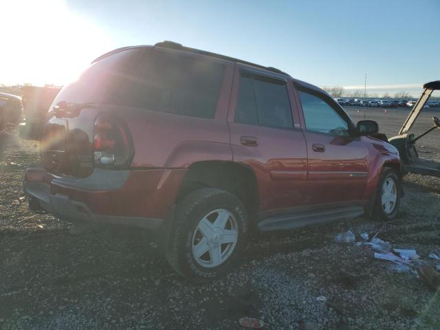 1GNDT13S722186033 - 2002 CHEVROLET TRAILBLAZE BURGUNDY photo 3