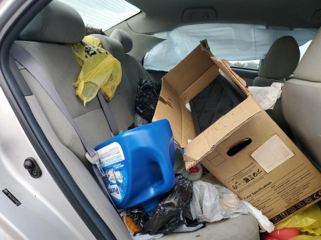 2T1BU4EE6AC349678 - 2010 TOYOTA COROLLA BASE SILVER photo 10