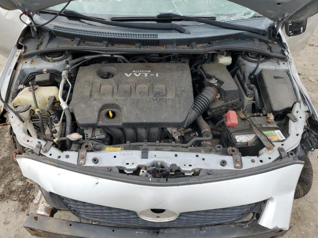 2T1BU4EE6AC349678 - 2010 TOYOTA COROLLA BASE SILVER photo 11