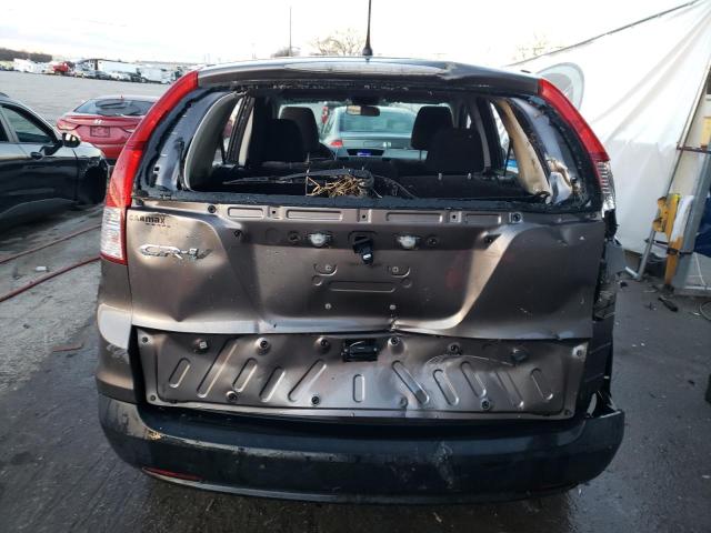 5J6RM3H38CL029321 - 2012 HONDA CR-V LX GRAY photo 6