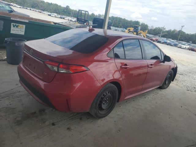 5YFEPMAE6MP186920 - 2021 TOYOTA COROLLA LE 红色 照片 3