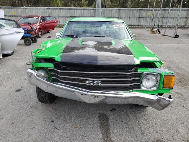 1D80J2L534343 - 1972 CHEVROLET EL CAMINO GREEN photo 5