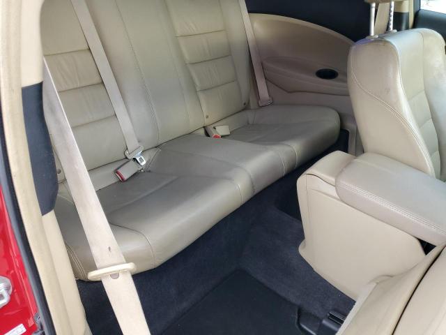 1HGCS12878A018695 - 2008 HONDA ACCORD EXL წითელი ფოტო 10