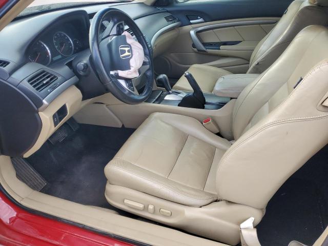 1HGCS12878A018695 - 2008 HONDA ACCORD EXL წითელი ფოტო 7