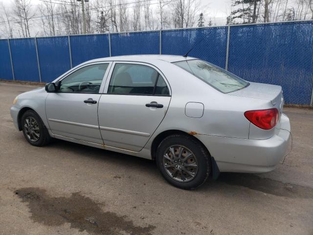 2T1BR32E38C869346 - 2008 TOYOTA COROLLA CE SILVER photo 2