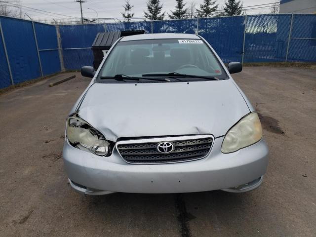 2T1BR32E38C869346 - 2008 TOYOTA COROLLA CE SILVER photo 5