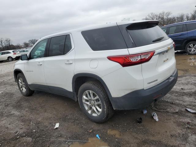 1GNERFKW5LJ241624 - 2020 CHEVROLET TRAVERSE LS WHITE photo 2