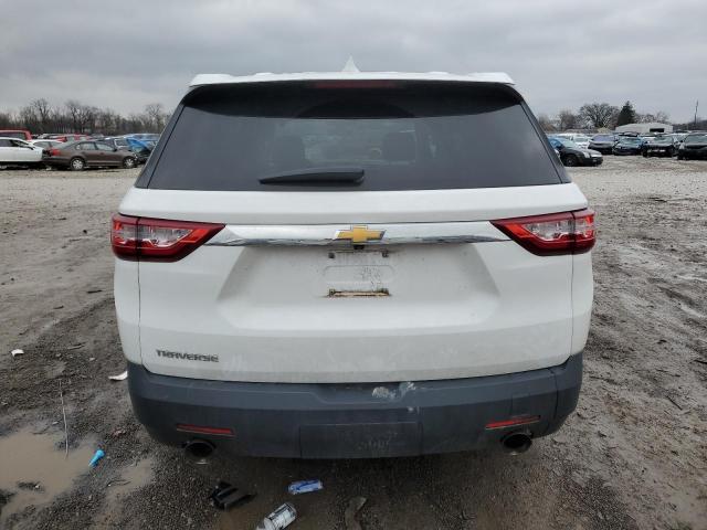 1GNERFKW5LJ241624 - 2020 CHEVROLET TRAVERSE LS WHITE photo 6