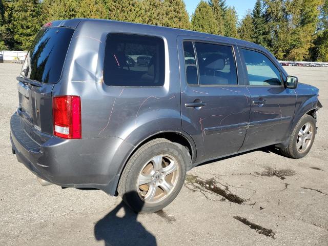 5FNYF4H53DB022641 - 2013 HONDA PILOT EXL ნაცრისფერი ფოტო 3